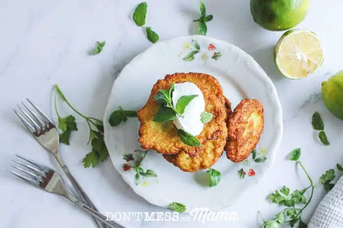 Gluten-Free Zucchini Fritters - Don't Mess with Mama