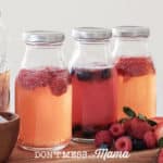 Homemade Kombucha in glass jars