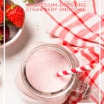 Magnesium-Boosting Strawberry Smoothie - Don't Mess with Mama