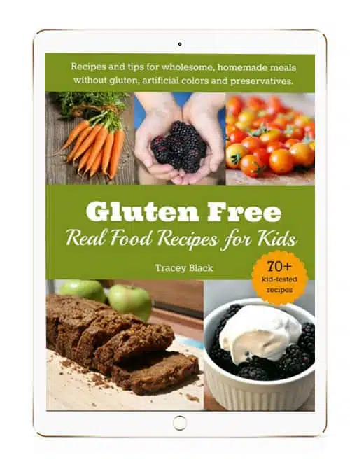 Gluten-Free Real Food Recipes for Kids on an ipad