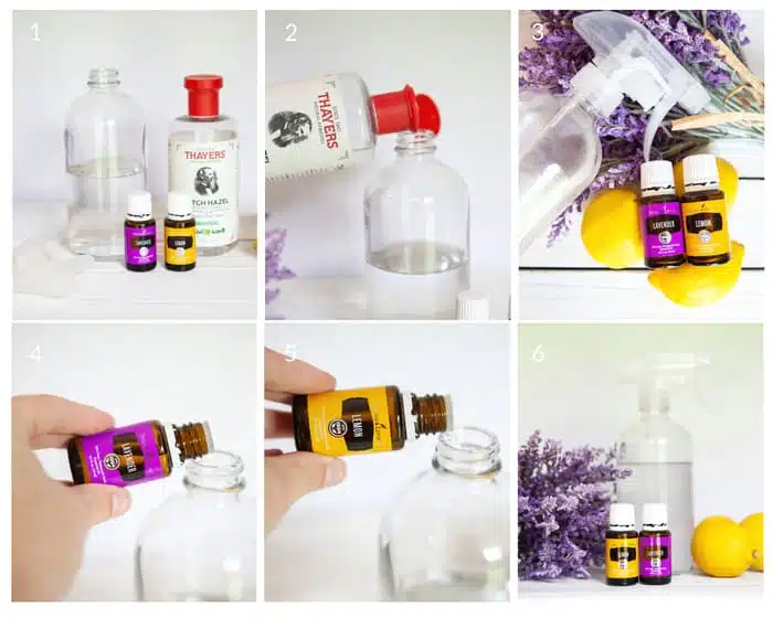 Step by step tutorial on how to make DIY Air Freshener Spray