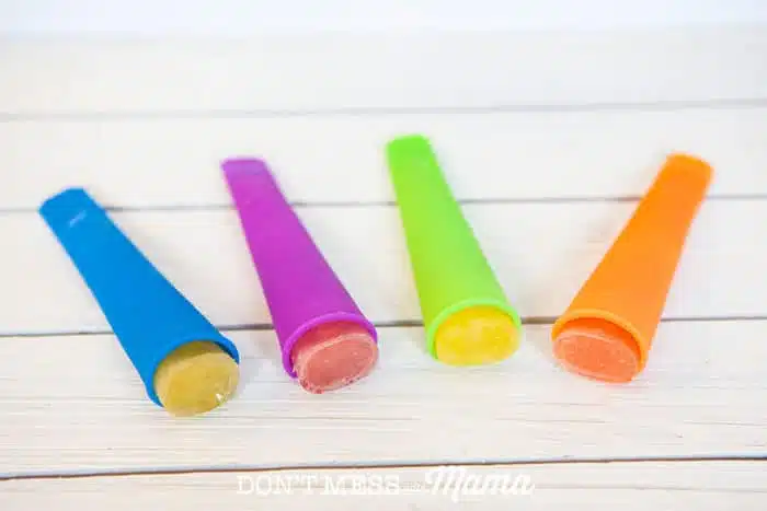 Homemade Electrolyte Popsicles