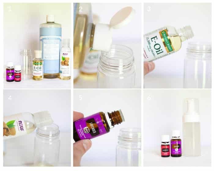 Step by step tutorial on how to make DIY face wash