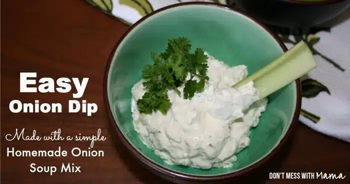 Homemade Onion Soup Mix + Easy Onion Dip Recipe