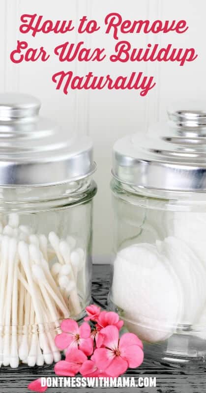 close up of cotton buds and cotton balls in jars