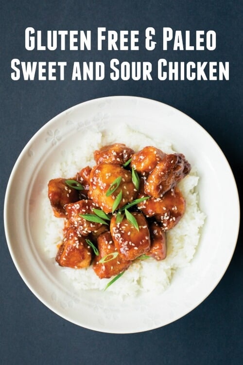 Paleo Sweet and Sour Chicken - Gluten-Free Chinese food recipe from the book Paleo Takeout: Restaurant Favorites Without the Junk - DontMesswithMama.com