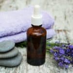 A small brown bottle of DIY make up remover