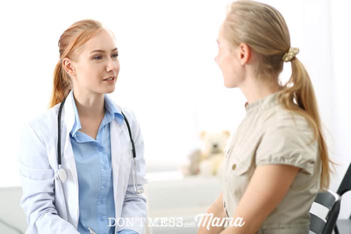 doctor and patient talking