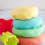 Homemade Natural Play Dough Recipe - It's so easy to make + add natural dyes and scents like Orange, Peppermint, and Lemon to make playdought time fun - DontMesswithMama.com