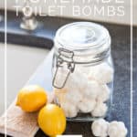 Homemade Toilet Bomb Fizzies - clean and deodorize toilets with this DIY non-toxic recipe - DontMesswithMama.com