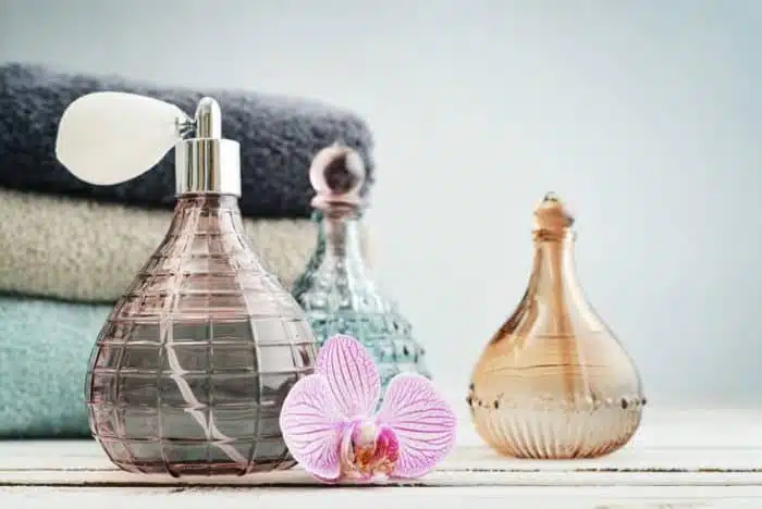 Gladd perfume bottles filled with poo spray