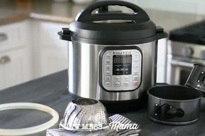 Instant pot on a table