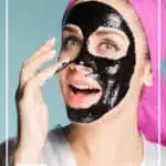 DIY Charcoal Peel-Off Mask - get rid of blackheads + impurities with this all-natural, homemade mask made with juts 4 ingredients - DontMesswithMama.com