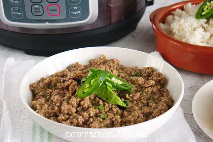 Easy Instant Pot Taco Meat {Slow Cooker, Stove Top Options}