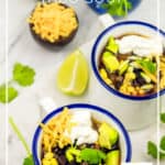 Instant Pot Taco Soup - this yummy dish cooks up in just 30 minutes for a quick, healthy dinner (gluten free) - DontMesswithMama.com