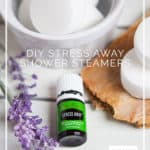 DIY Aromatherapy Shower Steamers (Stress Away Shower Melts) - great alternative to baths - DontMesswithMama.com