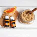 DIY Orange Cedarwood Sugar Scrub - make this homemade body scrub with just four ingredients - DontMesswithMama.com