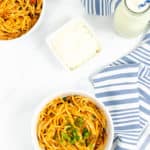 Make this Gluten-Free Instant Pot Spaghetti - so easy and the whole family will love it - DontMesswithMama.com