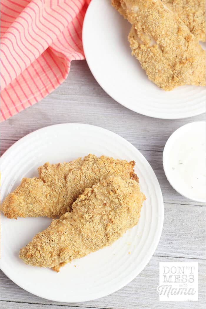 Gluten-Free Chicken Strips - DontMesswithMama.com