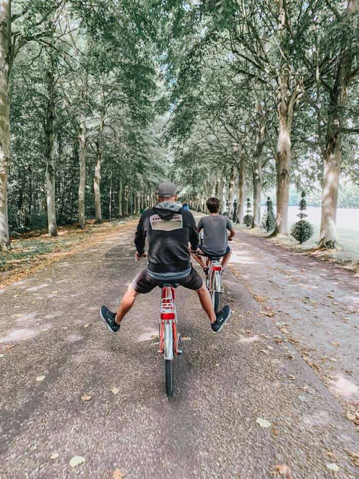Bike tour in Versailles, France