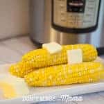 Instant Pot Corn on the Cob on a plate