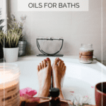 essential oils for bath pin