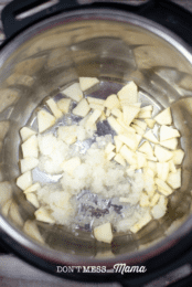 apple onion and olive oil saute in instant pot