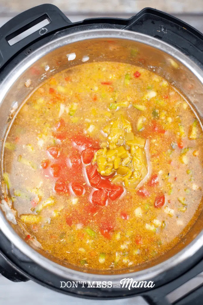 fajita soup in instant pot
