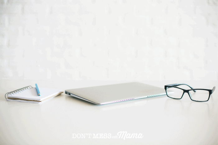 glasses with macbook and notebook
