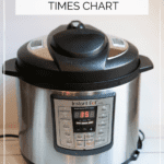 instant pot cooking times pin