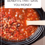 slow cooker benefits save money pin