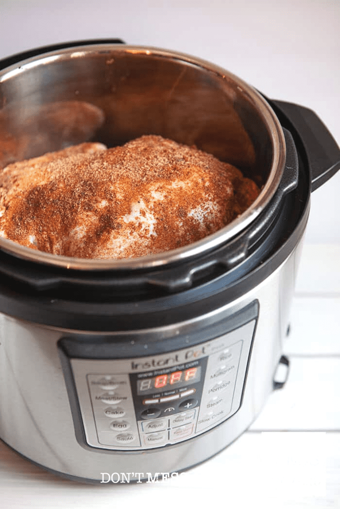 cooking frozen chicken in instant pot