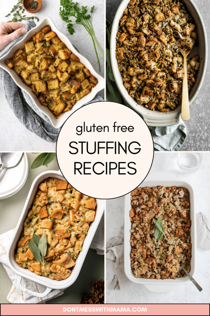Gluten free Thanksgiving recipes - stuffing and dressing
